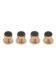 (product) Bloodstone Tuxedo Studs (Rose Gold)