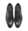 (product) Black Box Calf Whole Cut Lace-Up, Top view of the pair
