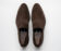 (product) Brera Mogano Suede Loafer, Top view of the pair