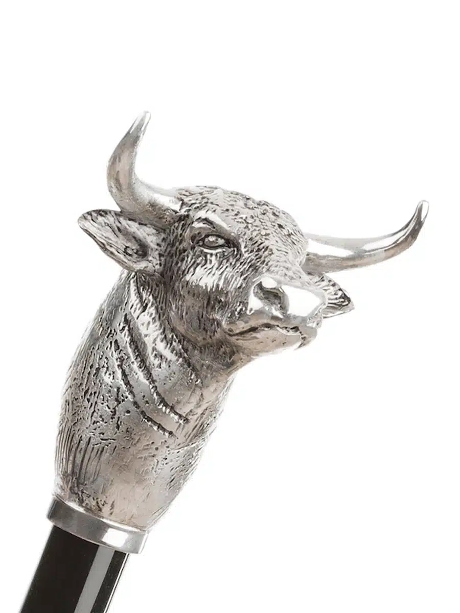 (product) Bull Head Umbrella, Handle detail