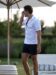 (product) White Short Sleeve Pajama-Style Shirt