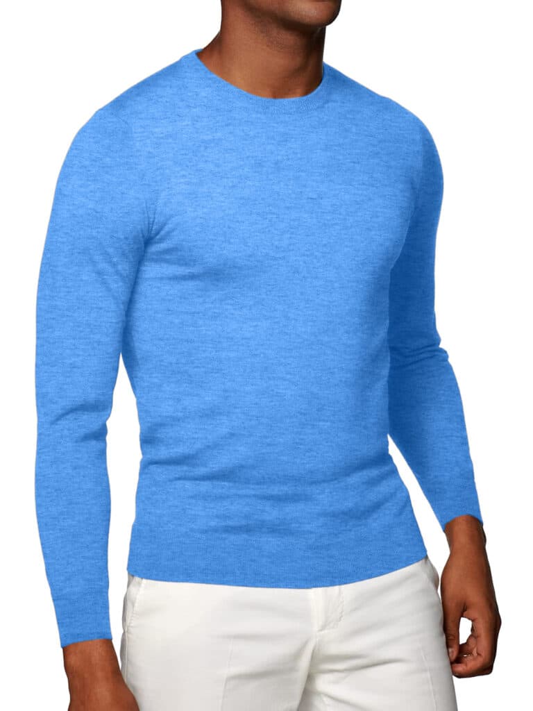 新品　BRIEFING MERINO WOOL CREW NECK KNIT Michael Andrews Bespoke | Celeste Merino Crew Neck Sweater