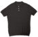 (product) Charcoal Silk Cashmere Link Stitch Polo