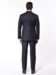 (product) Navy Pinstripe Bespoke Suit, back view
