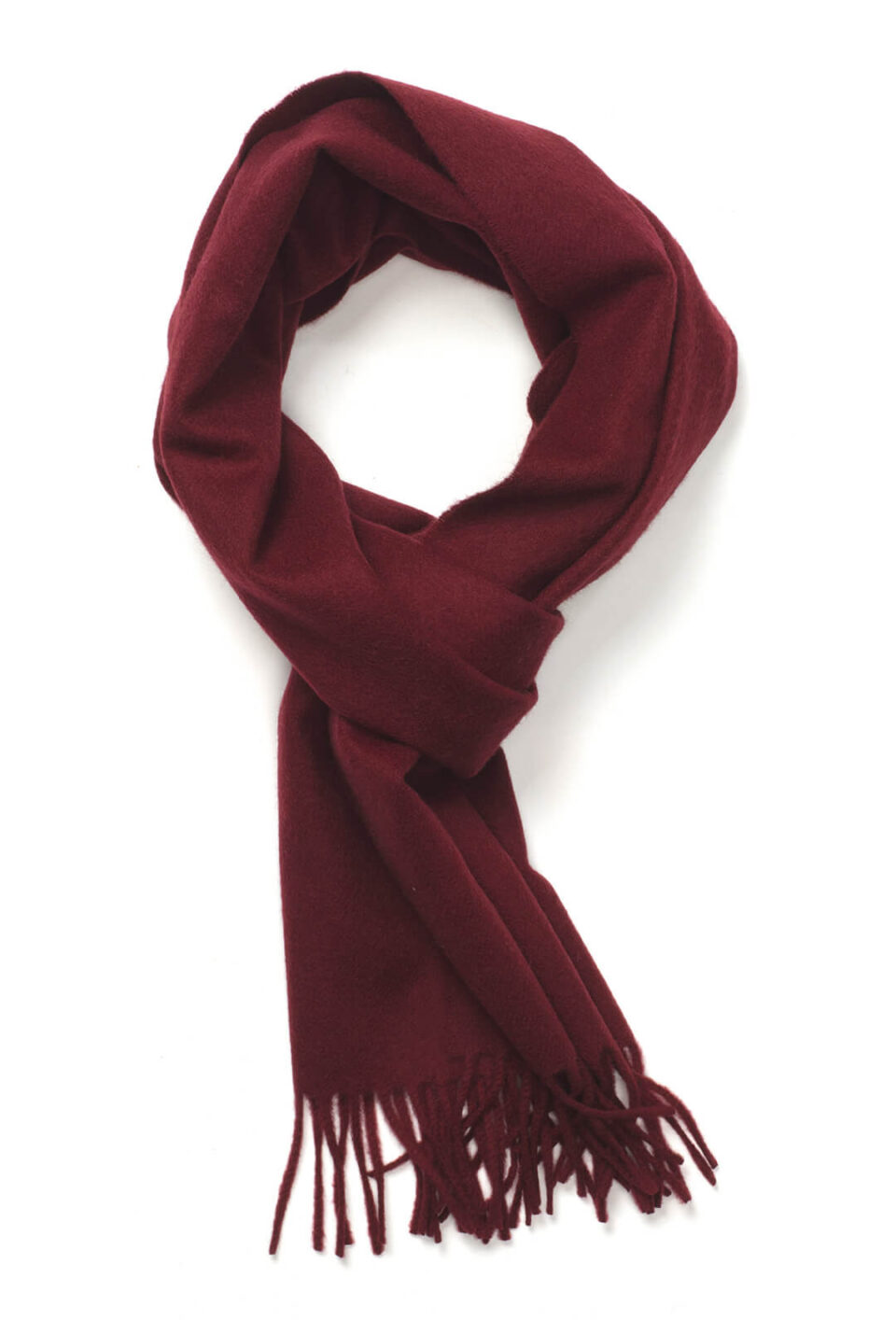 (product) Wine Classic Cashmere Scarf, Looped