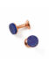 (product) Lapis Lazuli Cufflinks (Rose Gold)