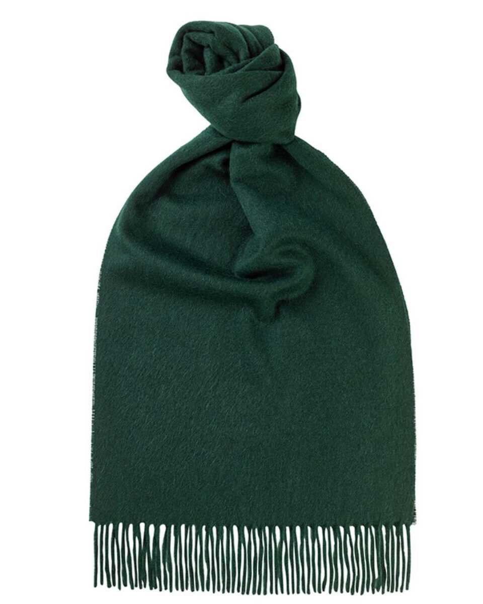 (product) Bottle Classic Cashmere Scarf, Knotted