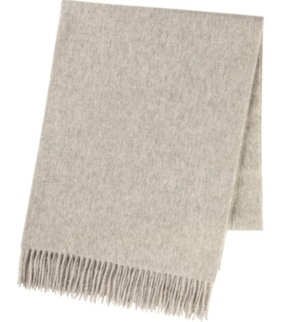 Light Grey Classic Cashmere Stole
