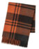 (product) Amber Primary Black Watch Stole, Folded