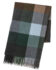 (product) Crocket Seven Colour Block Check Stole, Folded