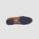 (product) Positano Suede Rust Italian Loafer, Sole view
