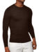 (product) Dark Brown Merino Wool Crew Neck Sweater