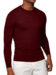 (product) Dark Merlot Merino Wool Crew Neck Sweater