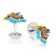 (product) Loong Cufflinks, multicolored dragon-inspired design