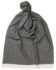 (product) Grey Melange The Sandsend Lightweight Extra Wide Cashmere Scarf, Knotted