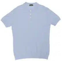 Helio Silk Cashmere Link Stitch Polo