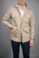 (product) Khaki Heavy Duty Cotton Safari Shirt Jacket