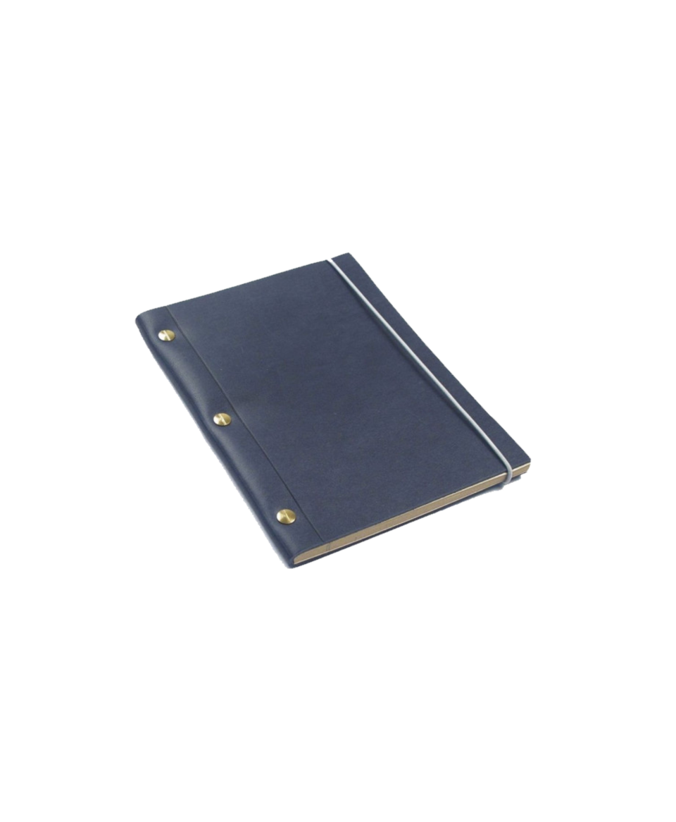 (product) Green La Compagnie du Kraft Smooth Leather Notebook