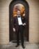 (product) Bespoke Maroon Sharkskin Dinner Jacket
