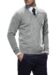(product) Light Grey Merino V-Neck Sweater