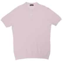 Jasmine Silk Cashmere Link Stitch Polo