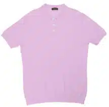 Lavender Pima Cotton Link Stitch Polo