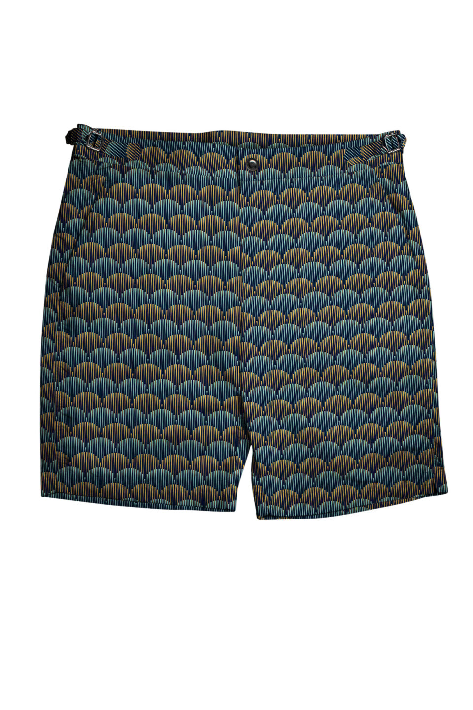 (product) Art Deco Arches Swim Shorts, full view