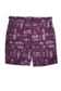 (product) Purple Swim Shorts with White Boats