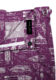 (product) Purple Swim Shorts with White Boats, close-up view highlighting lining and side-tab detail