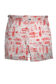 (product) White Swim Shorts with Red Boats