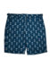 (product) Navy/White Anchors Swim Shorts, front view