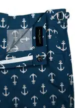 Navy/White Anchors Swim Shorts