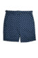 (product) Navy/White Polka Dots Swim Shorts, front view