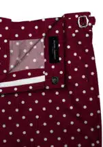 Red/White Polka Dots Swim Shorts
