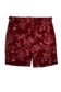(product) Red Camouflage Swim Shorts, front view