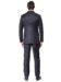 (product) Navy Blue Solid Bespoke Suit, back view