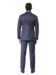 (product) Marine Blue Windowpane Bespoke Suit, back view