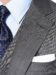 (product) Grey Glen Plaid Bespoke Suit, lapel detail