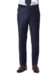 (product) Navy Chalk Stripe Bespoke Suit, pants detail