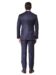 (product) Navy Chalk Stripe Bespoke Suit, back view