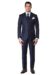 (product) Navy Chalk Stripe Bespoke Suit