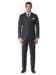 (product) Charcoal Twill Stripe Bespoke Suit