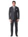(product) Charcoal Twill Stripe Bespoke Suit