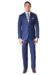 (product) Royal Blue 150's Bespoke Suit, full front view