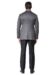 (product) Grey Herringbone Classic Bespoke Sport Coat, back view