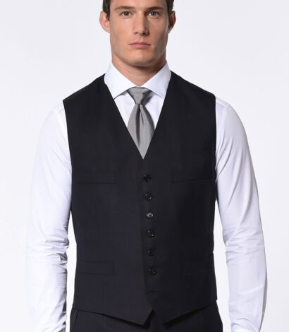 (product) Midnight Twill Classic 7-Button Vest