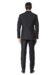 (product) Black Mohair Classic Grosgrain Bespoke Tuxedo, back view showcasing tailored silhouette