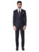(product) Navy Plaid Bespoke Suit, full front view