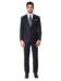 (product) Navy Twill Stripe Bespoke Suit, full front view