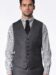 (product) Charcoal Pick & Pick Signature 7-Button Vest